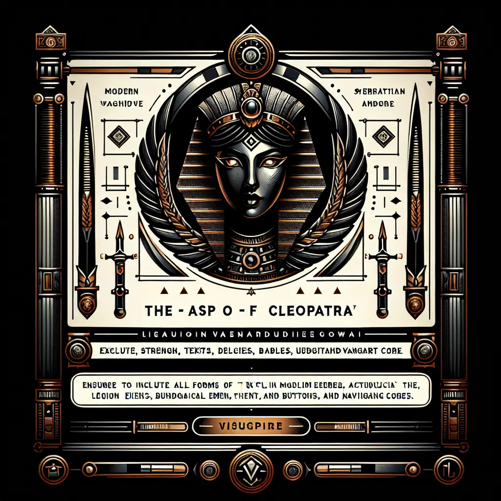 The Asp of Cleopatra Slot Game